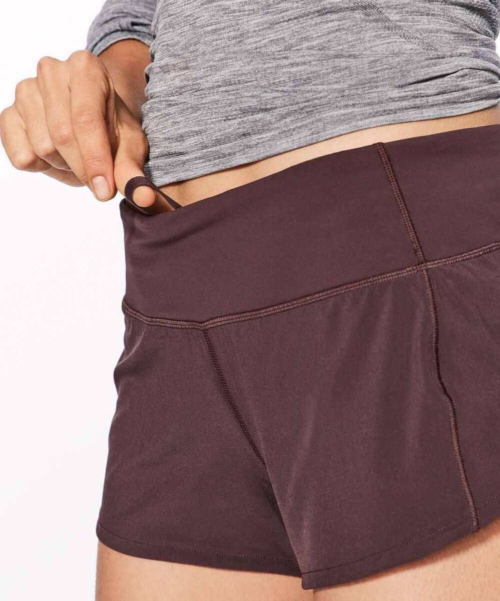 Lululemon Run Times Short II 4" Dark Adobe Size 4
